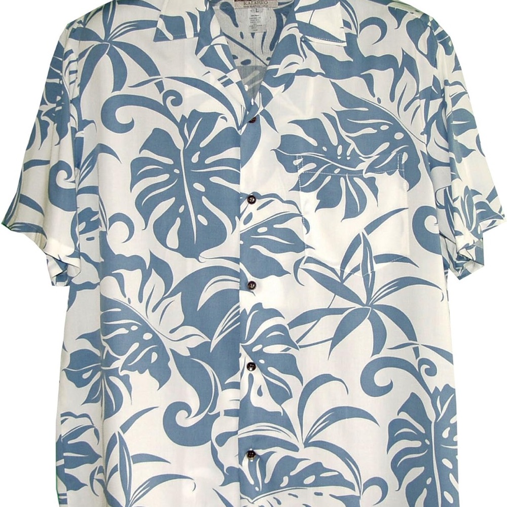 RJC Mens Delicate Tropical Rayon Shirt